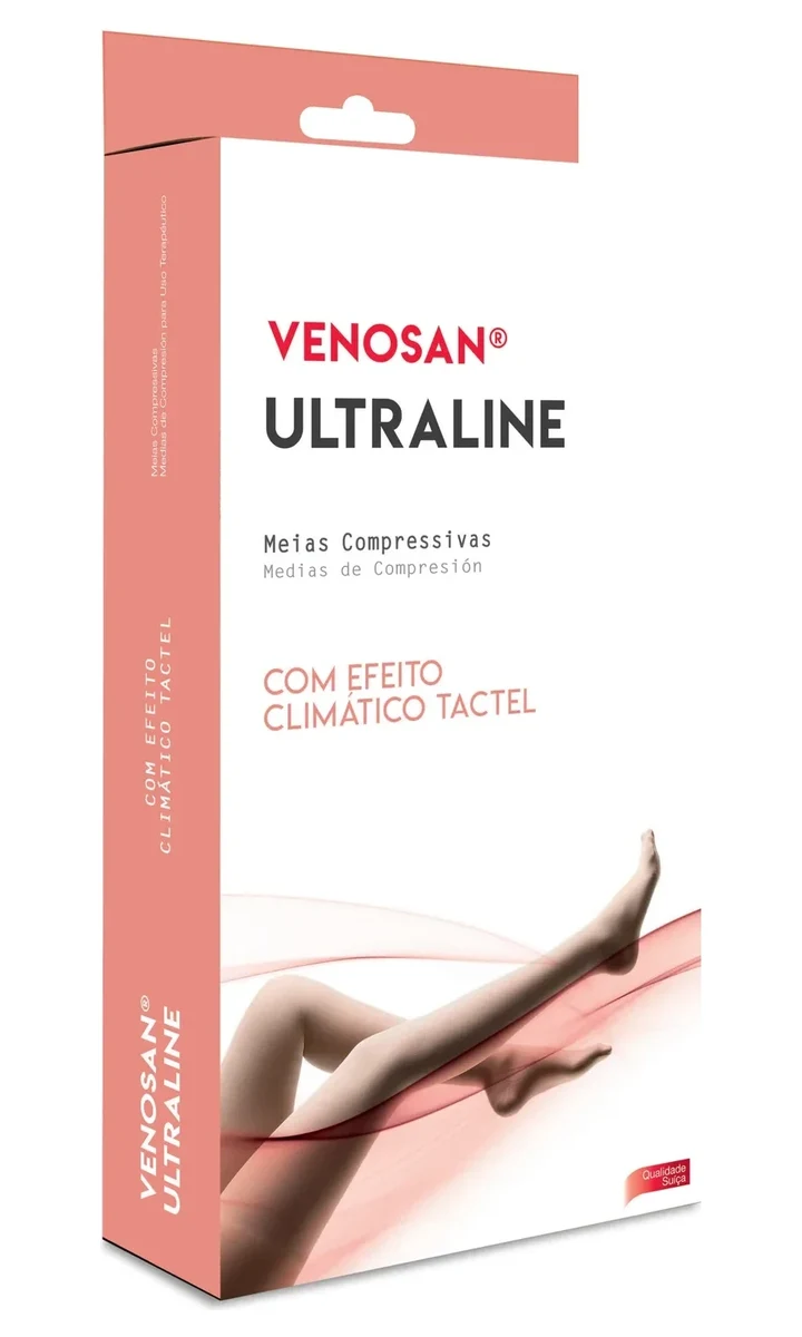 Venosan Ultraline 4000 AT 30-40 mmHg Meia Calça Pé Aberto Bege