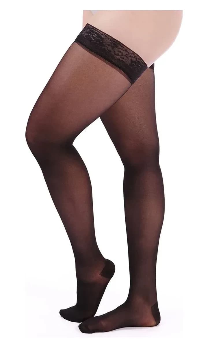 Sigvaris 782 AGH 20-30 mmHg 7/8 Pé Fechado Preto