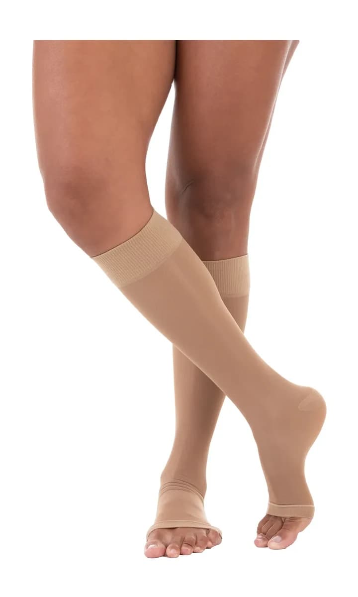 Venosan Legline AD 15-23 mmHg 3/4 Pé Aberto Sahara