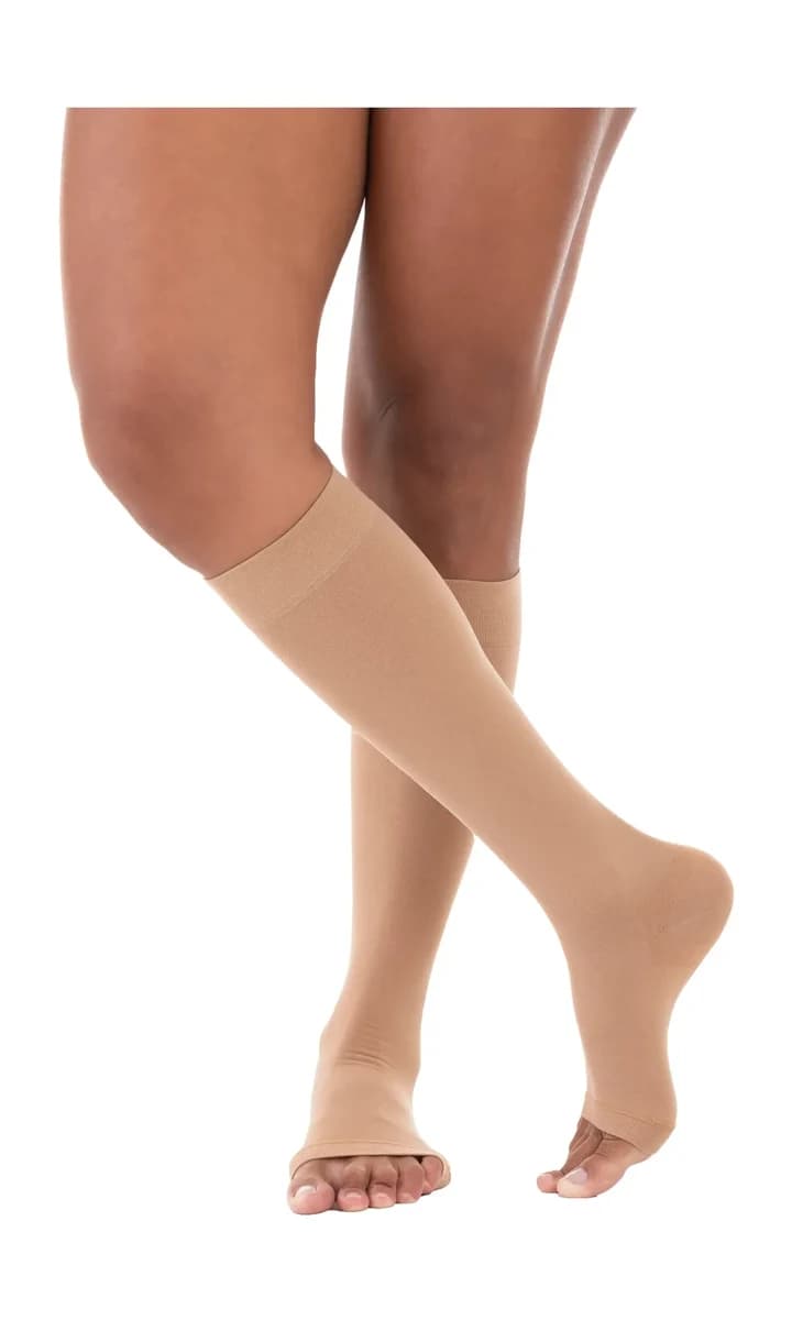 Venosan Ultraline 4000 AD 20-30 mmHg 3/4 Pé Aberto Bege