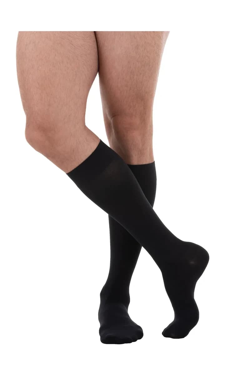 Venosan Ultraline 4000 AD 20-30 mmHg 3/4 Pé Fechado Preto